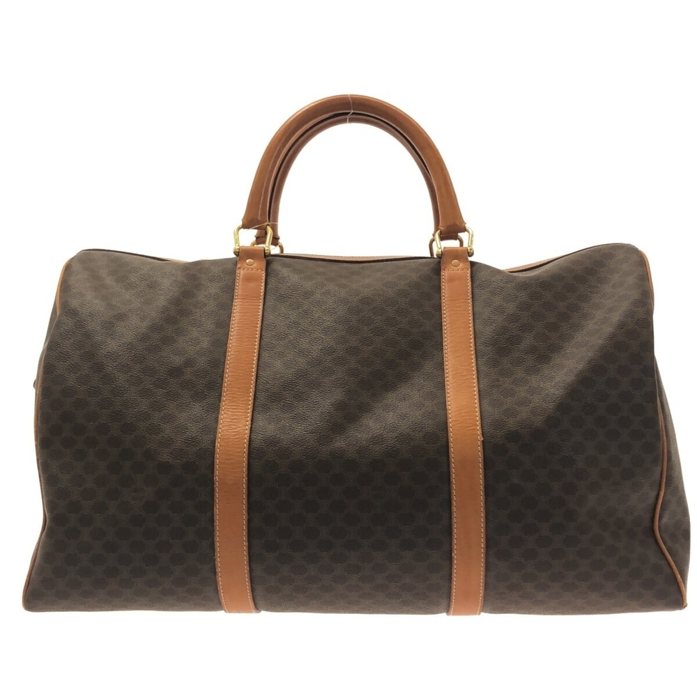 Celine Macadam Pattern Boston Bag Brown - image 3